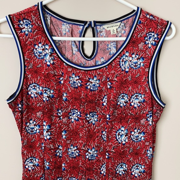 Max Studio Fit and Flare Sleeveless Dress - Picture 2 of 6